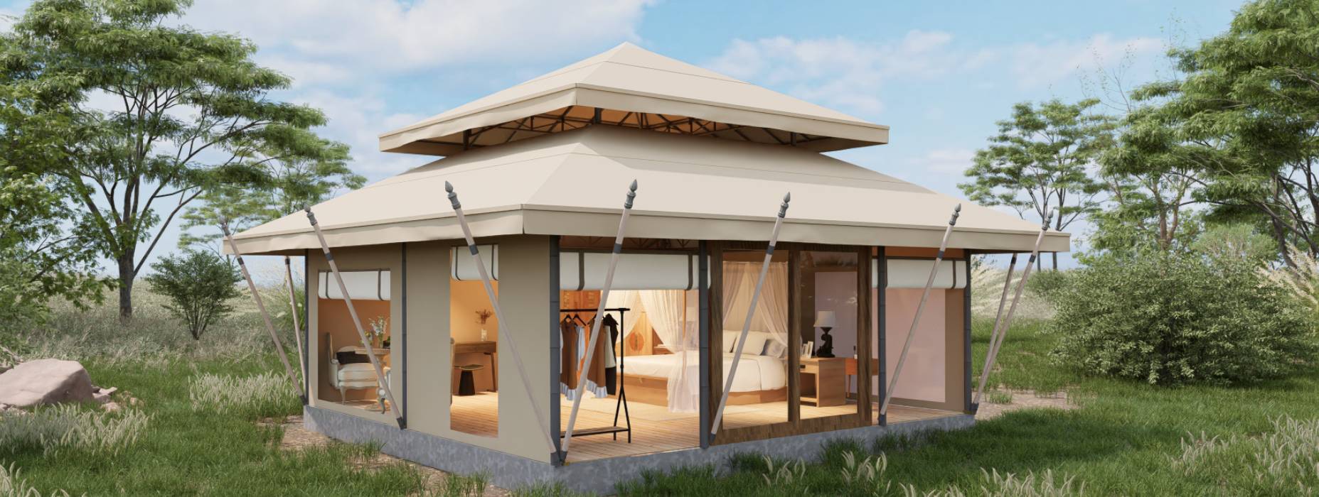 顺义区户外野奢帐篷